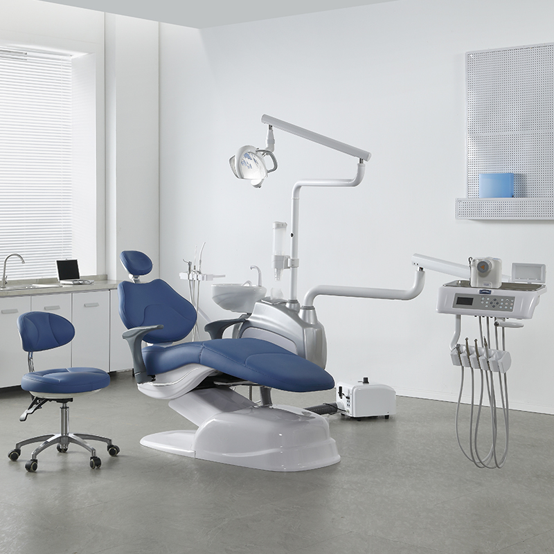 Dental Chair Luxury Led Light Lamp And Electric Patient Cushion Ag-606
