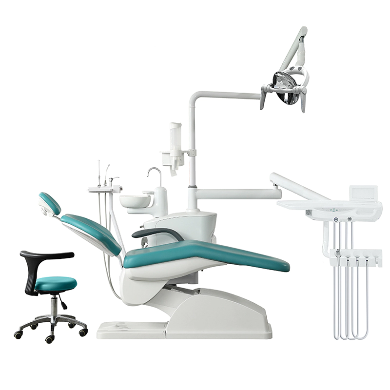 Dental Chair Manufacturer Aluminum Alloy Strong/weak Salivary Ejector Adjustable Leather Cushion G1