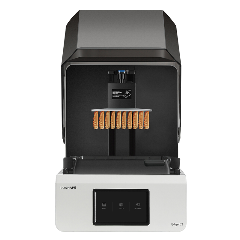 E2 LCD dental 3D printer that prints highly accurate and precise clinical indications in minutes