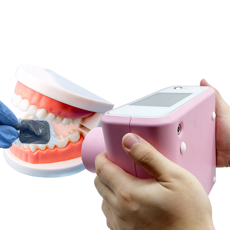 Portable Dental X-Ray Unit Touch Key Low Radiation With Xray Intraoral Imaging Sensor